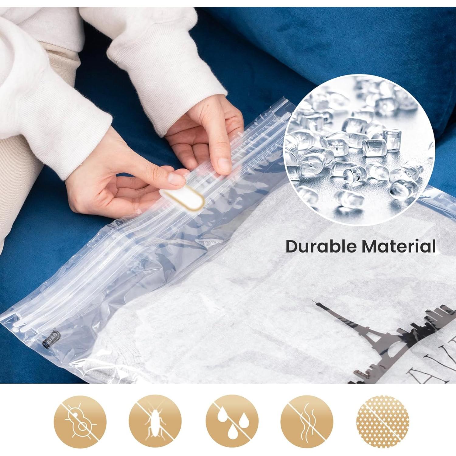 Bolsas de Compresión TAILI 10 Piezas 60x40 cm para Viaje