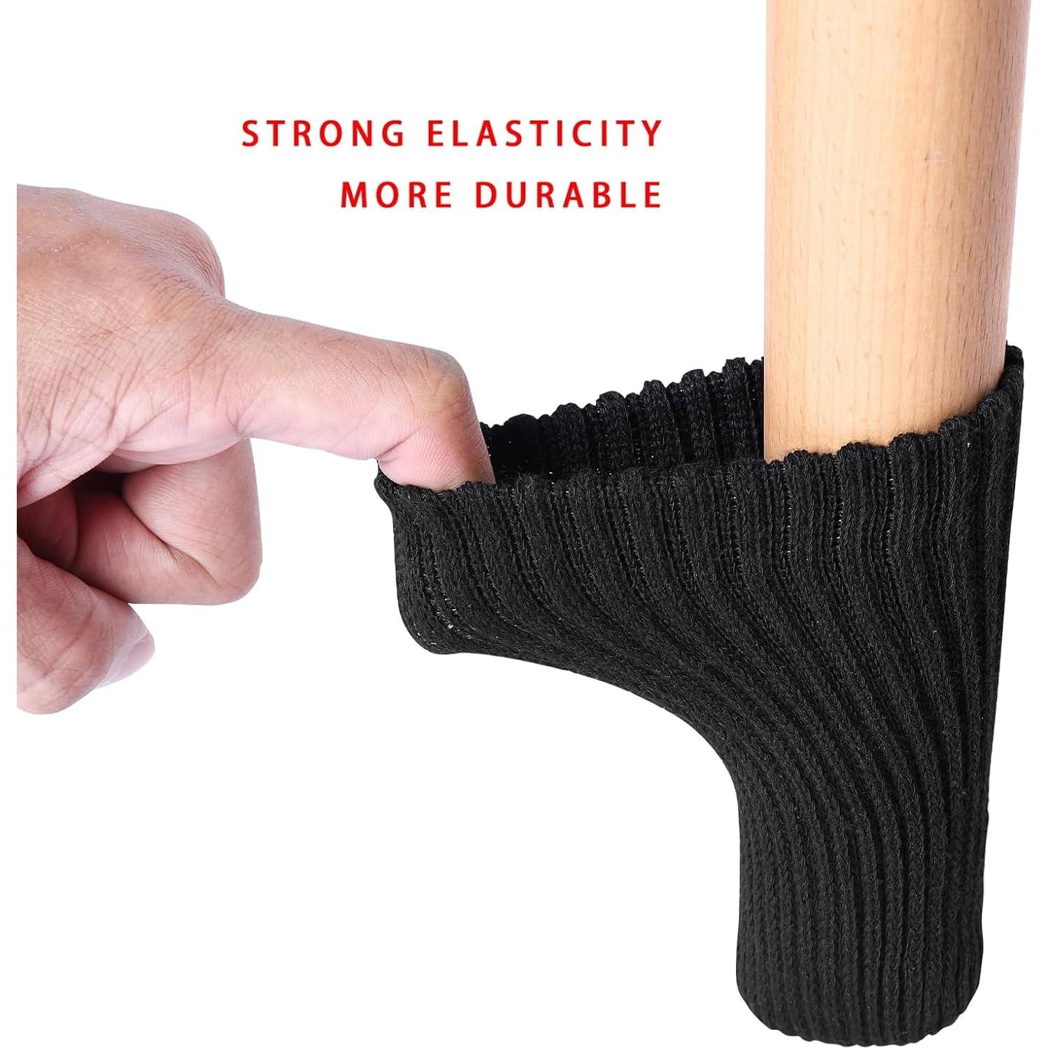 8 Calcetines Protectores para Patas de Muebles Blendnew - Negros