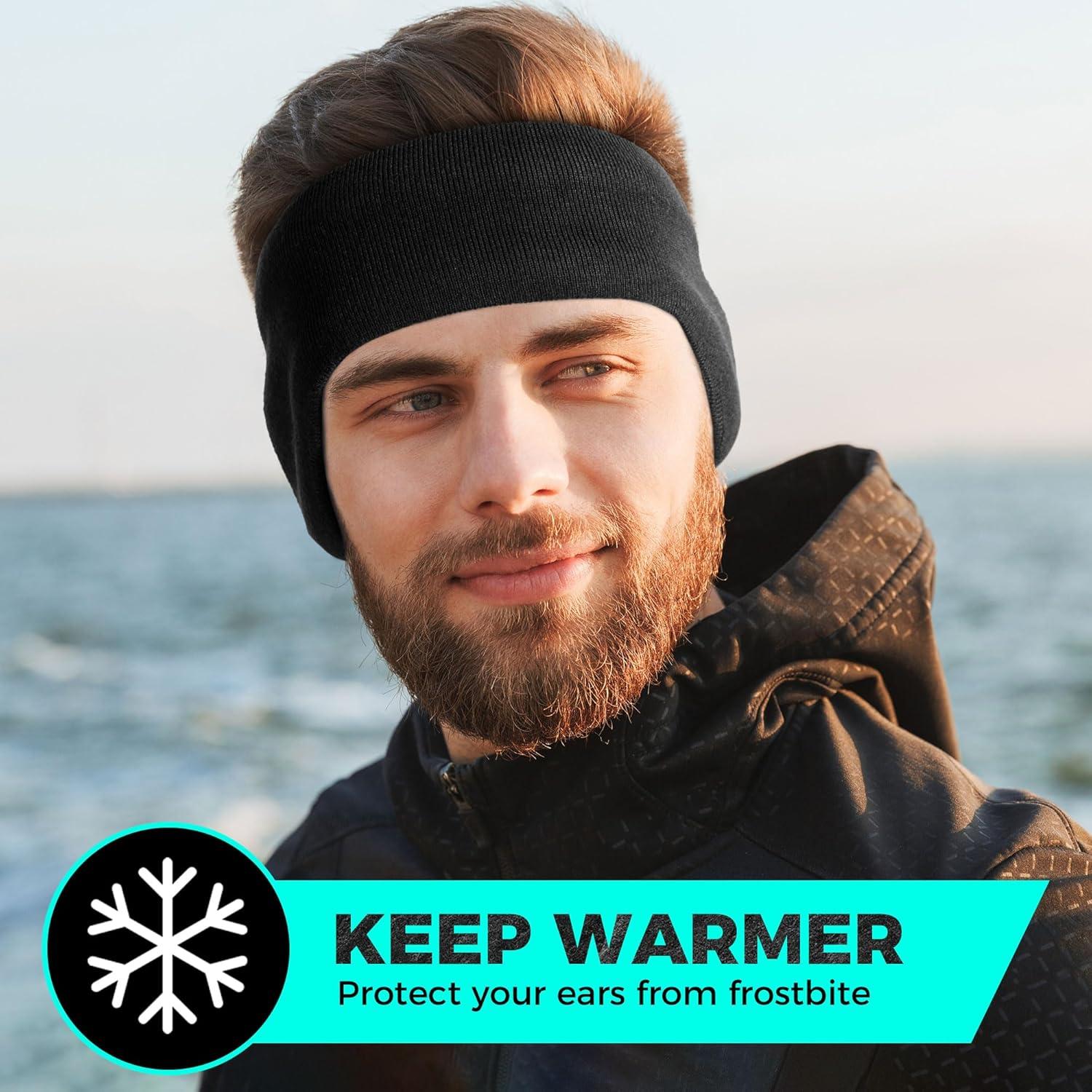 Calentadores de Oídos WTACTFUL Doble Capa Invierno Unisex
