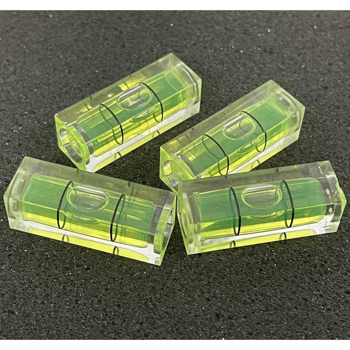 10 Niveles de Burbuja Pequeños ZUJHPYMI 10x10x29mm Acrílico