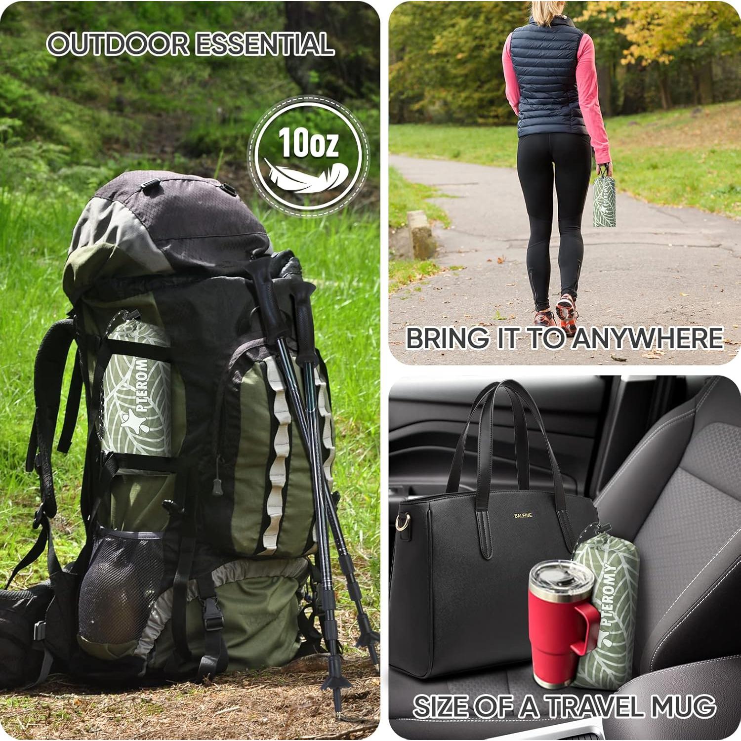 Poncho de Lluvia PTEROMY Impermeable Unisex para Adultos