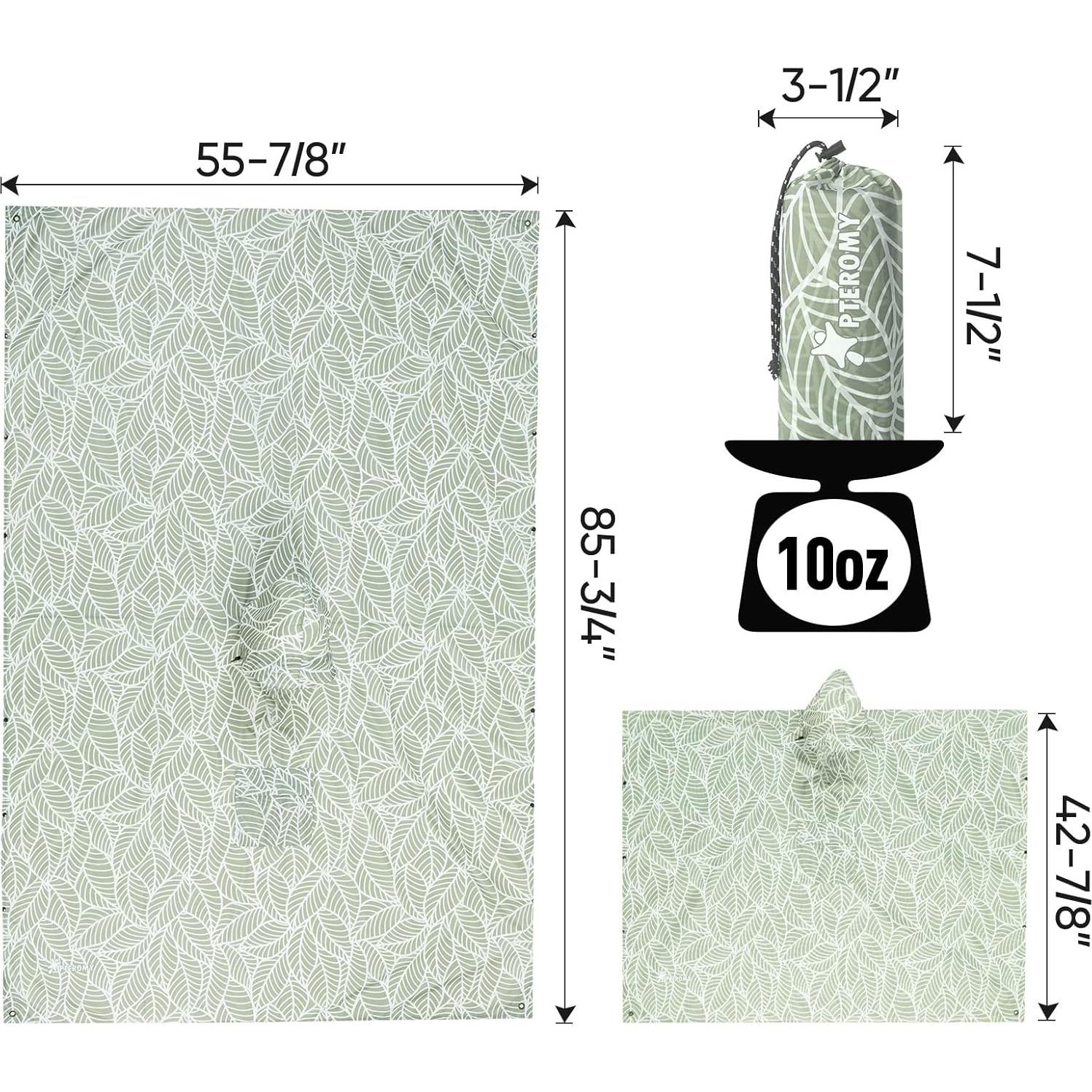 Poncho de Lluvia PTEROMY Impermeable Unisex para Adultos