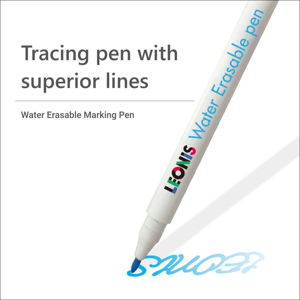 Bolígrafo Borrable de Tela Leonis 1 Cuenta Azul 78007