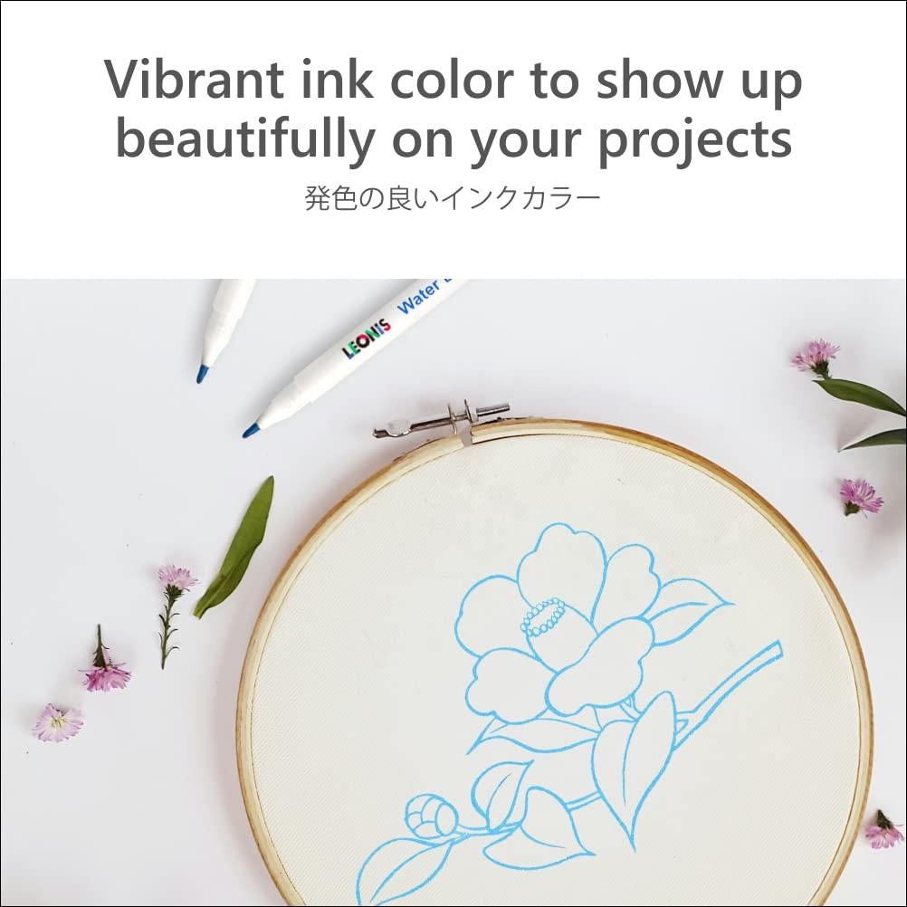 Bolígrafo Borrable de Tela Leonis 1 Cuenta Azul 78007