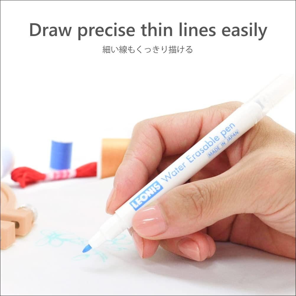 Bolígrafo Borrable de Tela Leonis 1 Cuenta Azul 78007