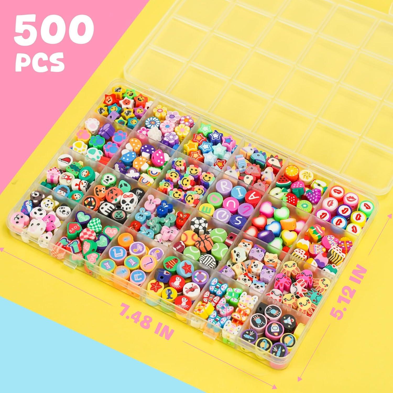 Kit de Fabricación de Pulseras Gionlion 500 Piezas DIY