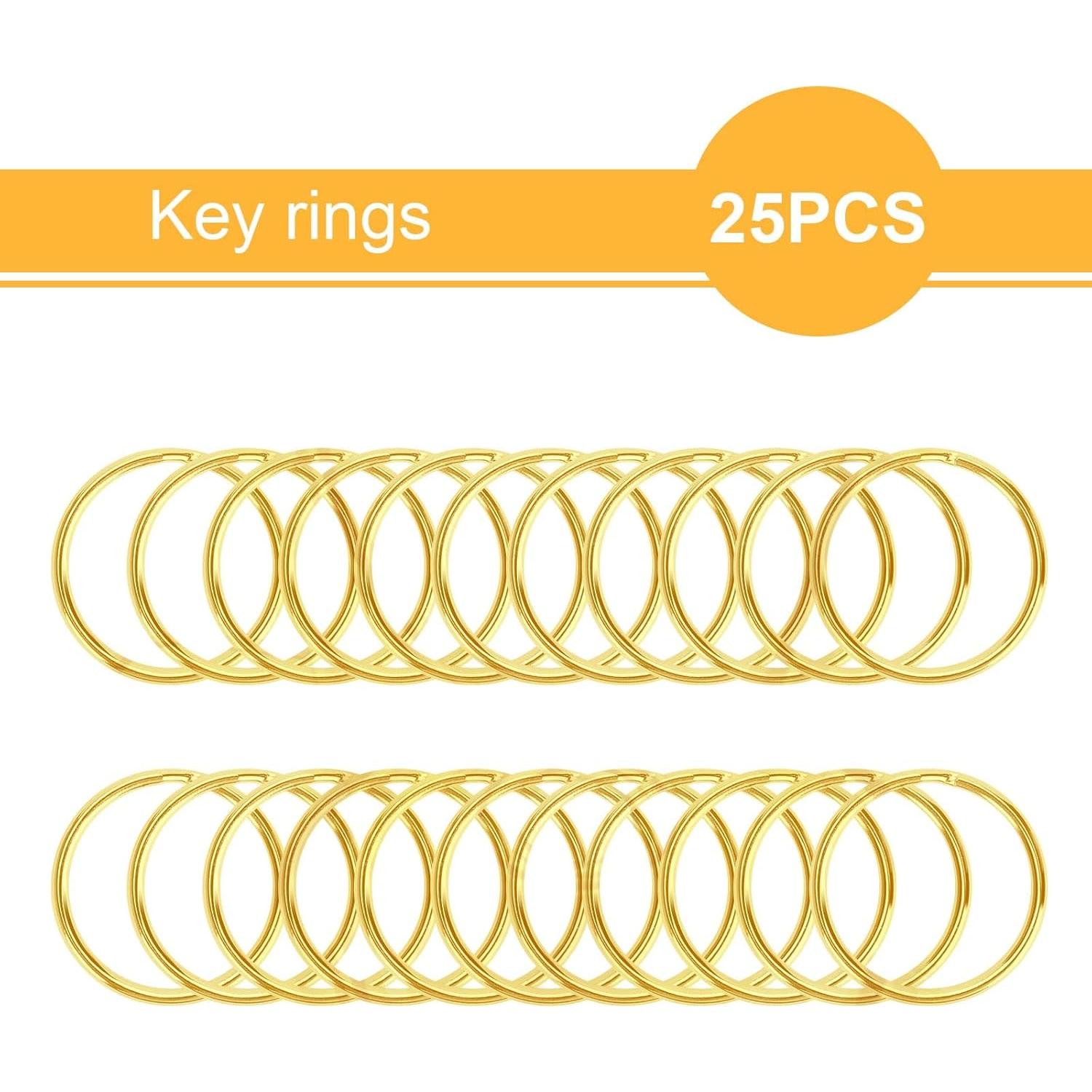 Kit 50PCS Cierres de Langosta Rysent Dorado para Llaveros