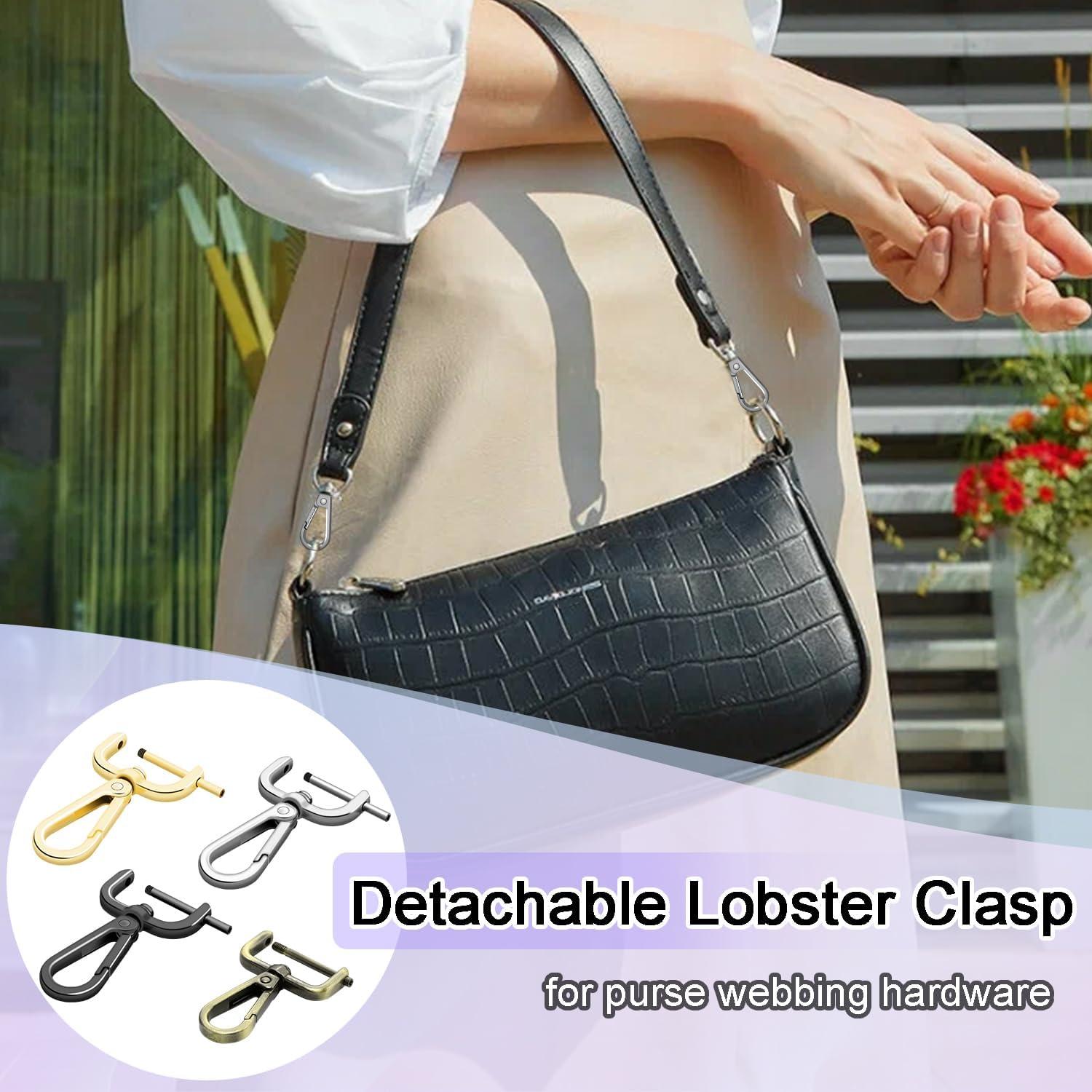 4 Ganchos de Metal Desmontables CooBigo para Bolsos 25.7mm