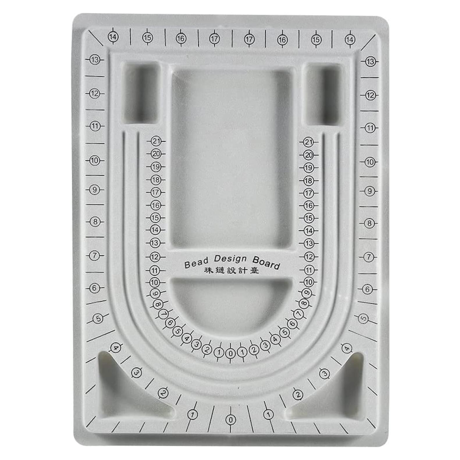 Tablero de Perlas H&W Gris 32.7x24 cm para Joyería DIY