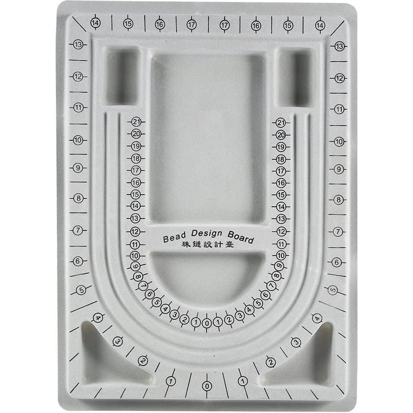 Tablero de Perlas H&W Gris 32.7x24 cm para Joyería DIY