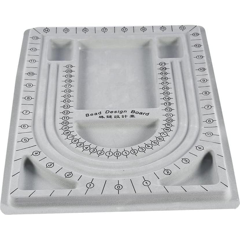 Tablero de Perlas H&W Gris 32.7x24 cm para Joyería DIY