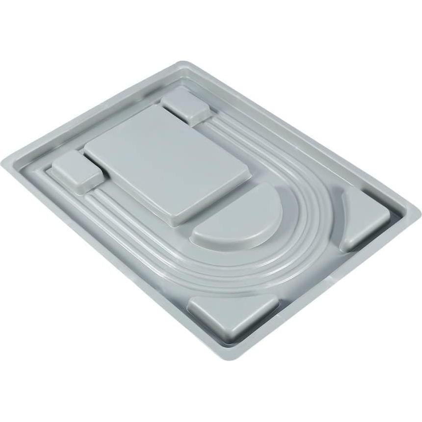 Tablero de Perlas H&W Gris 32.7x24 cm para Joyería DIY