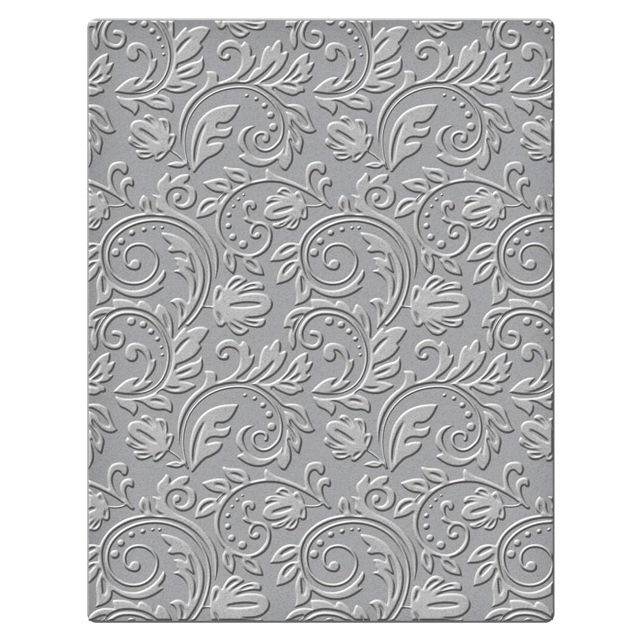 Carpeta de Embossing Floral Spellbinders 15.24x11.43 cm