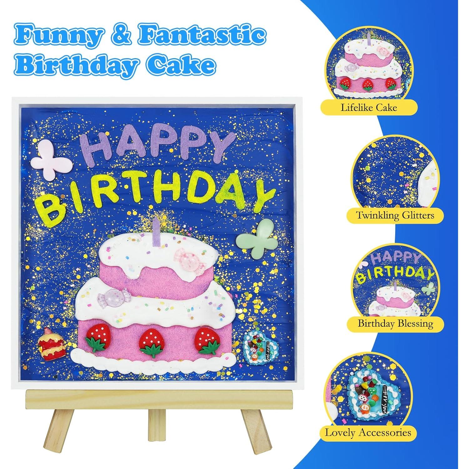 Kit de Pintura de Mosaico Kssiaz para Cumpleaños DIY 20x20cm