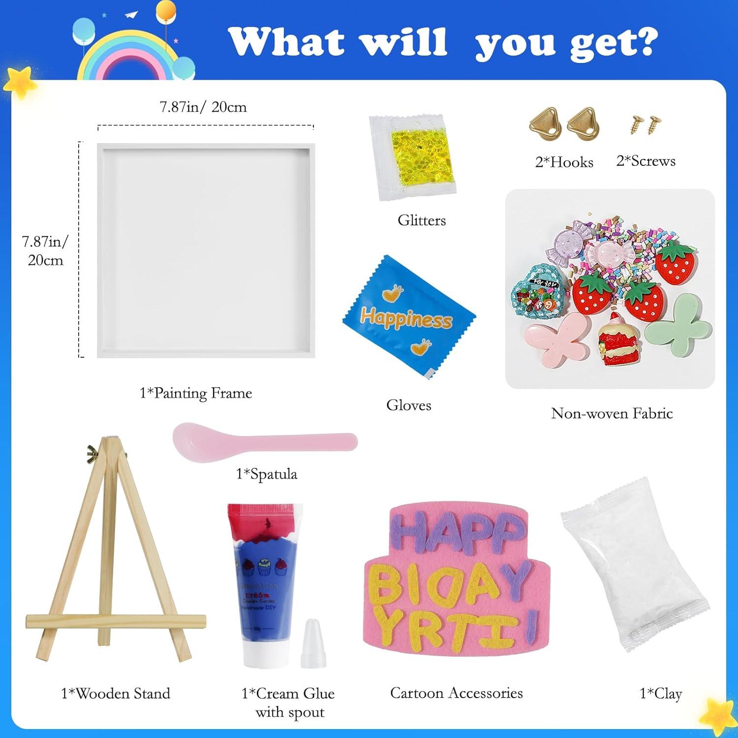 Kit de Pintura de Mosaico Kssiaz para Cumpleaños DIY 20x20cm