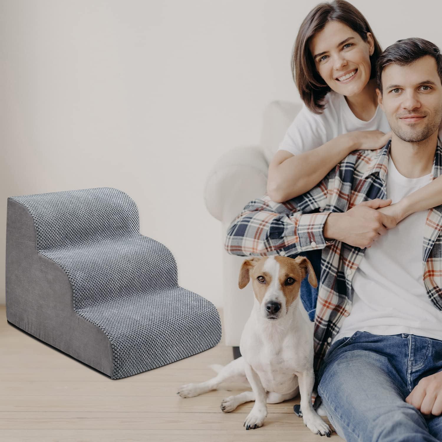 Escaleras para Perros Chic Threads 3 Pasos Antideslizantes