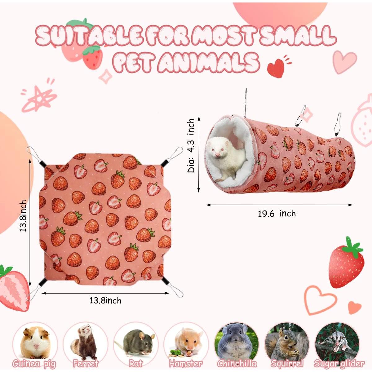 Hamaca y Cueva para Cobayas y Hurones LYART 35x35cm