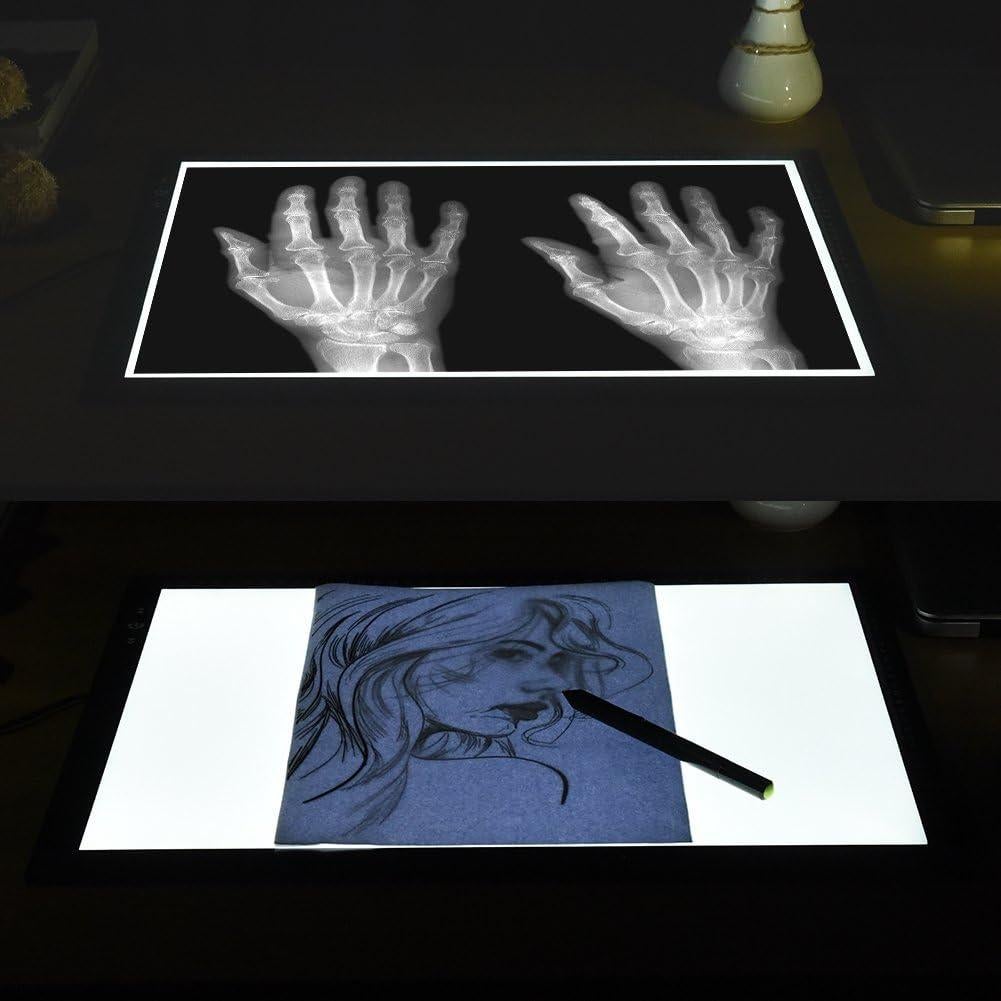 Mesa de Luz A3 HSK con Adaptador 12V 1A y 6000 Lux