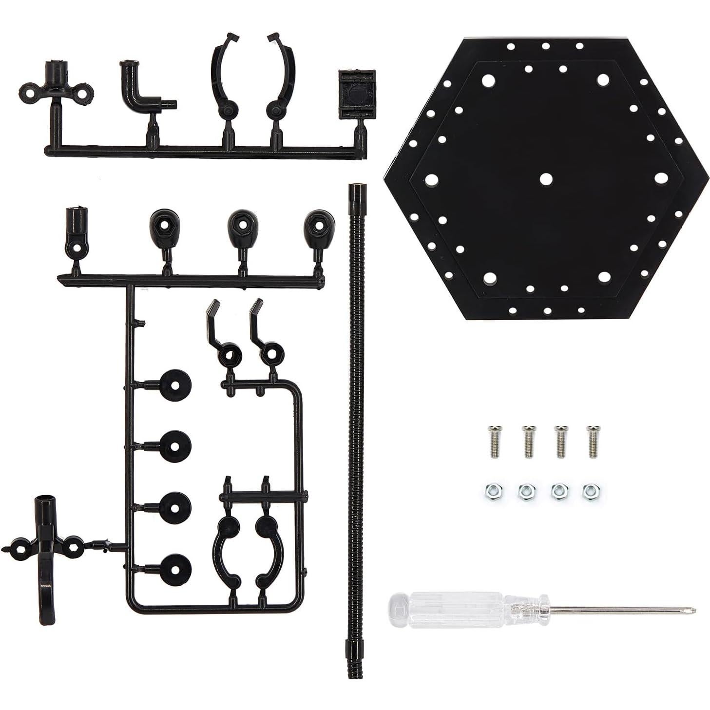 Paquete de 3 Soportes para Figuras de Acción Negros 1/144