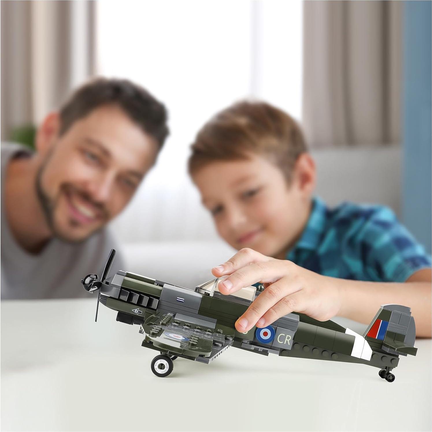 Set de Construcción Avión Militar TOY PLAYER WW2 290 Piezas