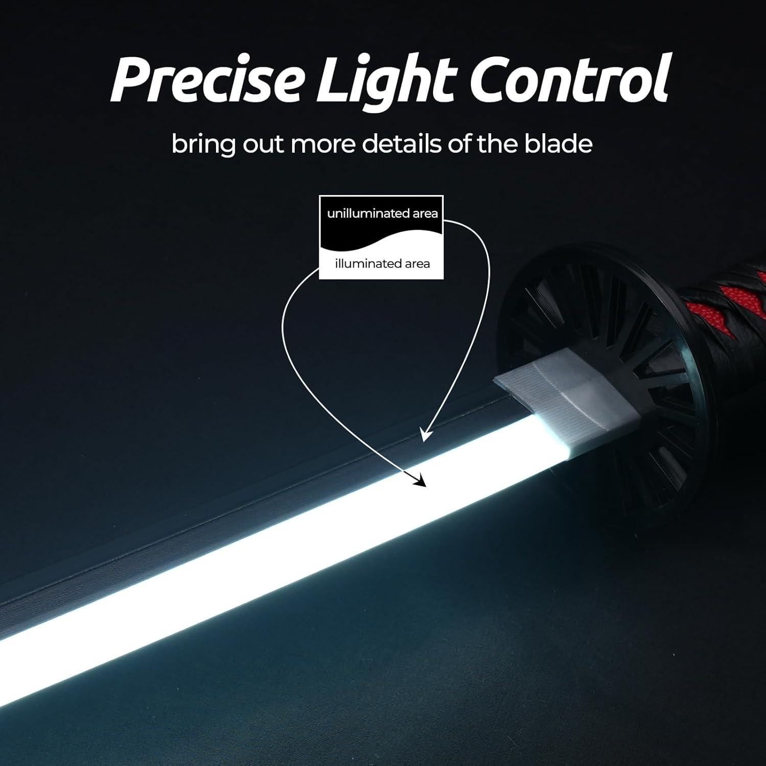 Espada LED Iluminada Zisu Tanjiro 101.6 cm Recargable