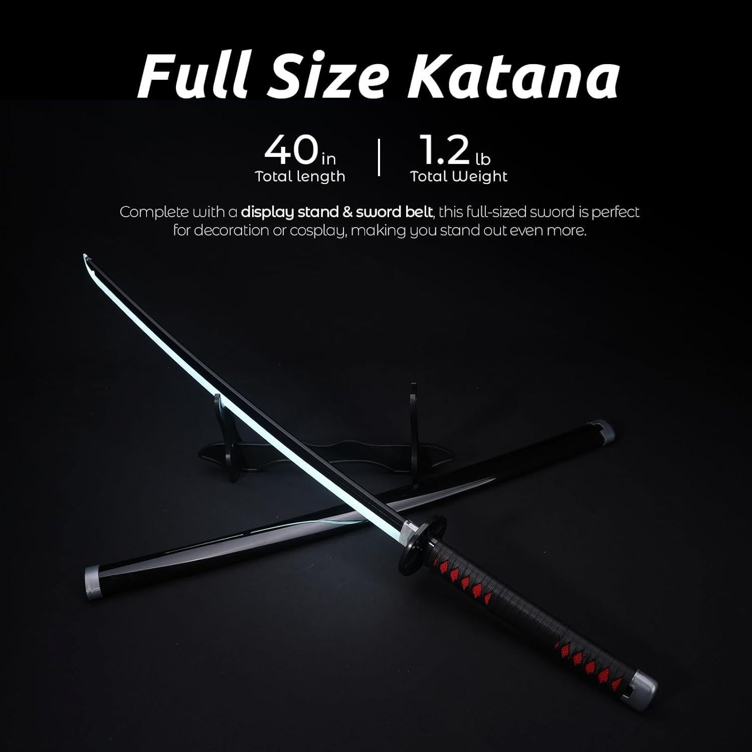 Espada LED Iluminada Zisu Tanjiro 101.6 cm Recargable