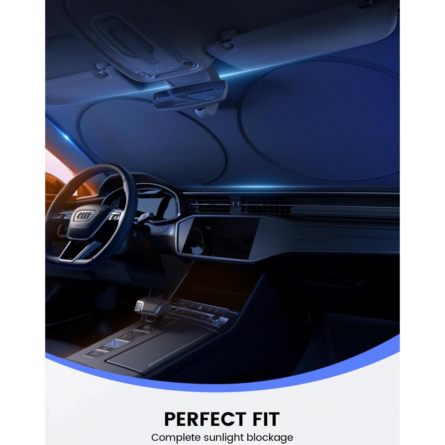 Cubierta Solar para Parabrisas Lamicall 162.56x86.36cm UV 240T