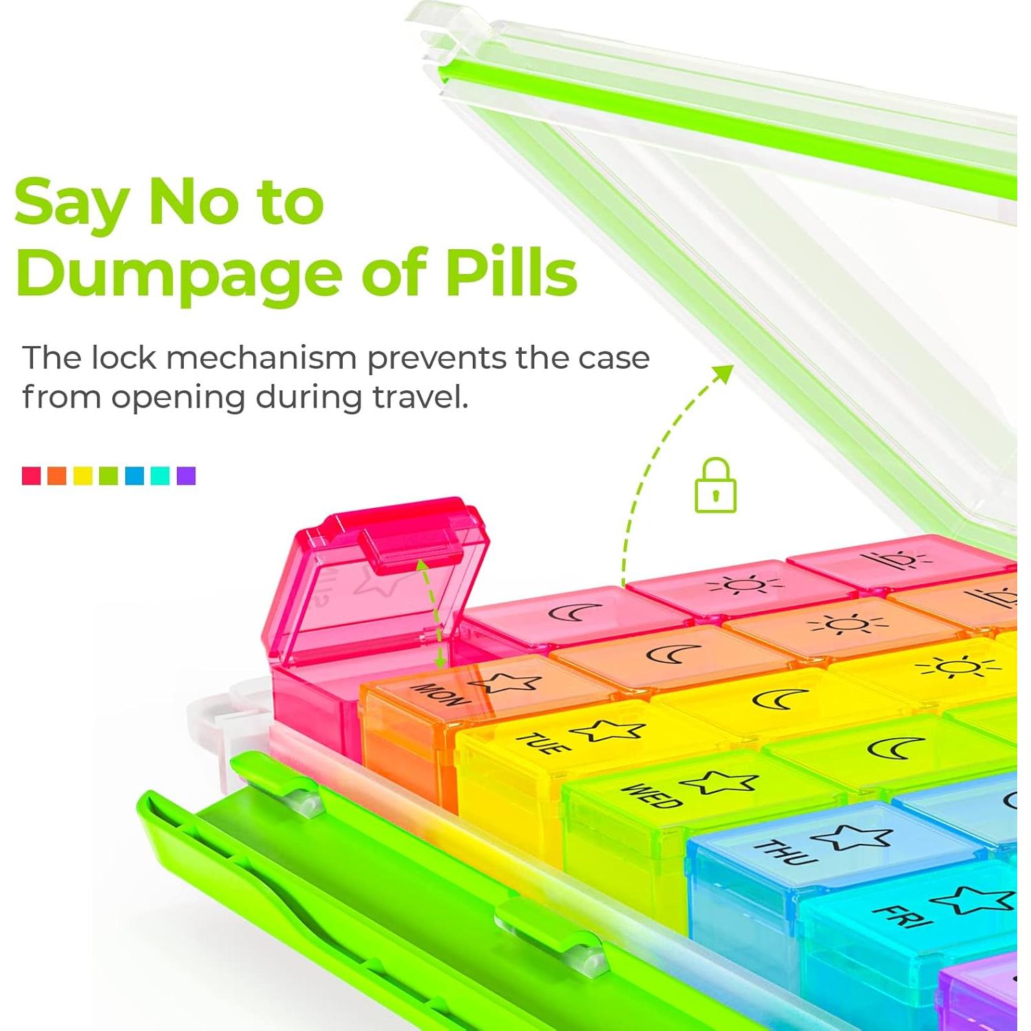 Organizador de Pastillas Semanal AUVON iMedassist 7 Días