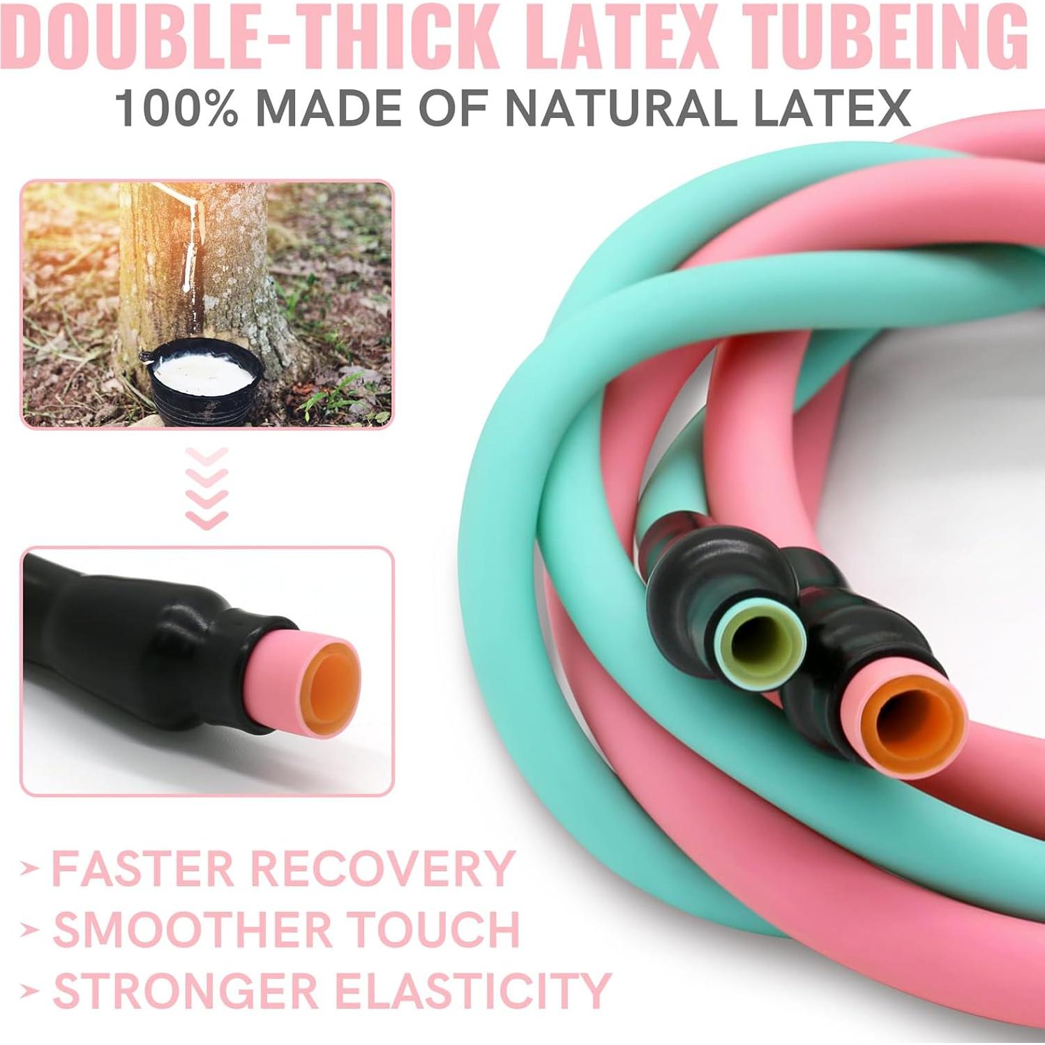 Bandas de Resistencia Aihoye 10-100LB para Entrenamiento