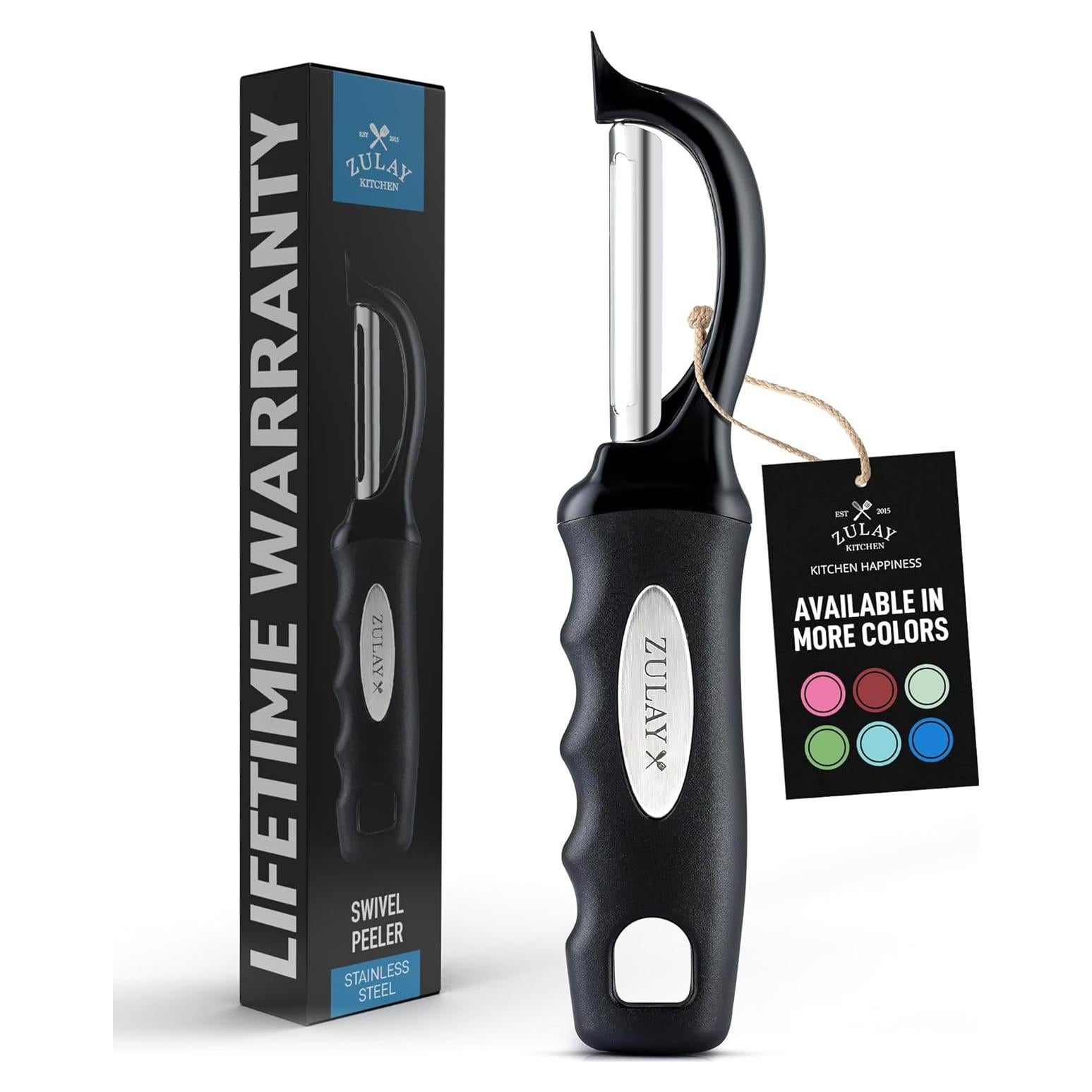 Pelador de Verduras Zulay Kitchen Giratorio Acero Inoxidable