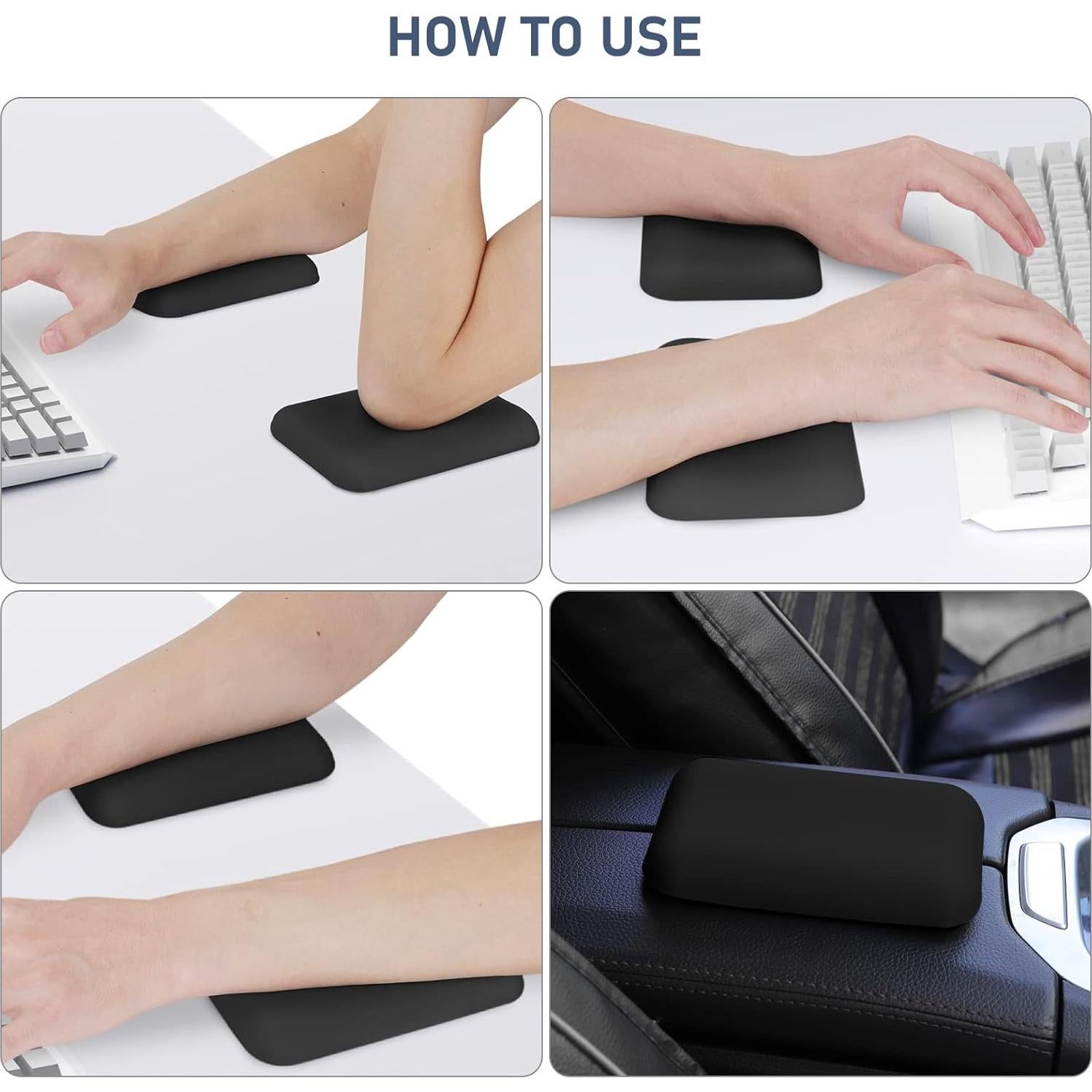 Almohadillas Ergonómicas para Reposabrazos Leolee - 2 Piezas