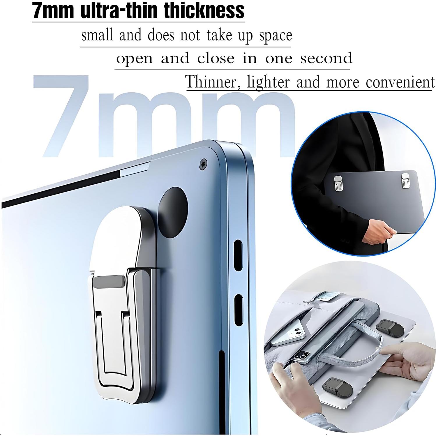 Soporte para Laptop Ajustable AYXKJ Ergonómico Plegable Negro