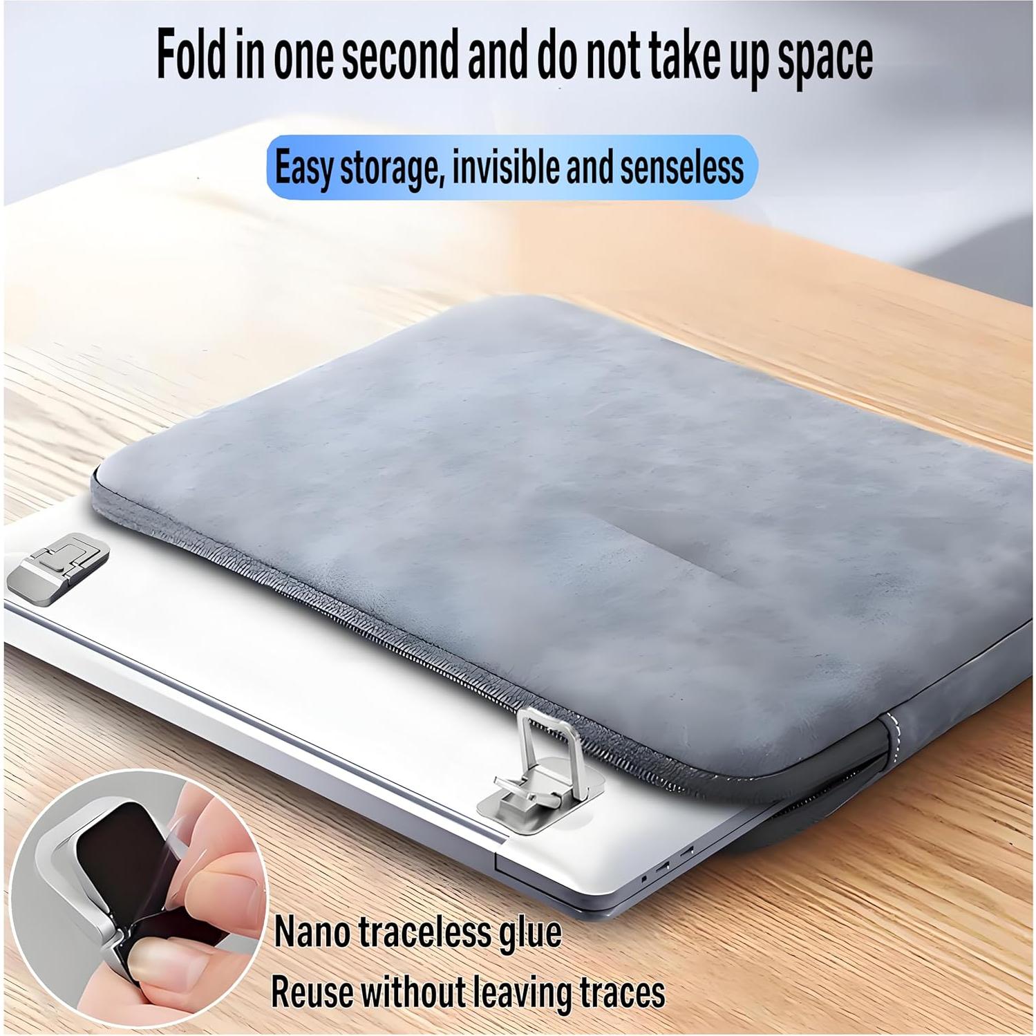 Soporte para Laptop Ajustable AYXKJ Ergonómico Plegable Negro