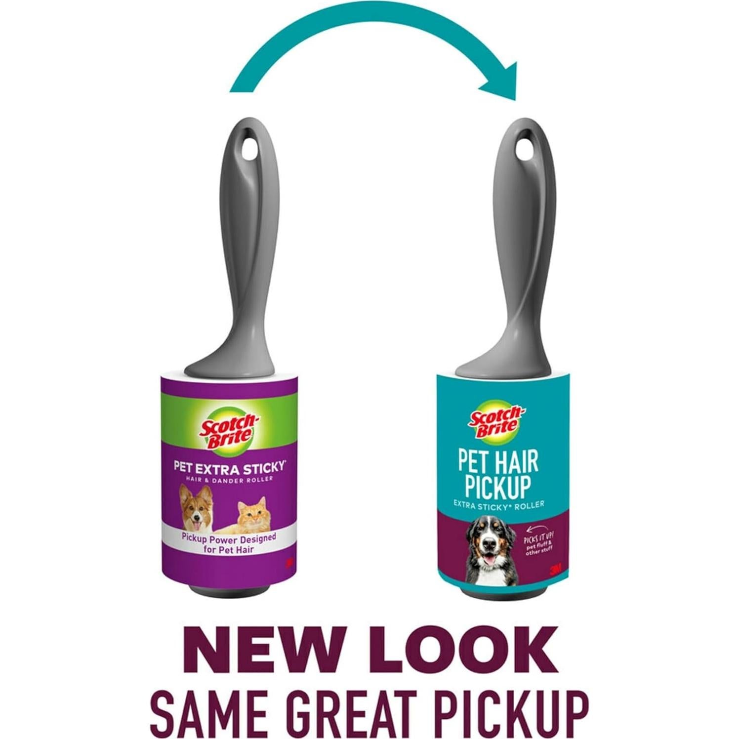 Rodillo Adhesivo Extra Pegajoso Scotch-Brite 95 Hojas para Mascotas