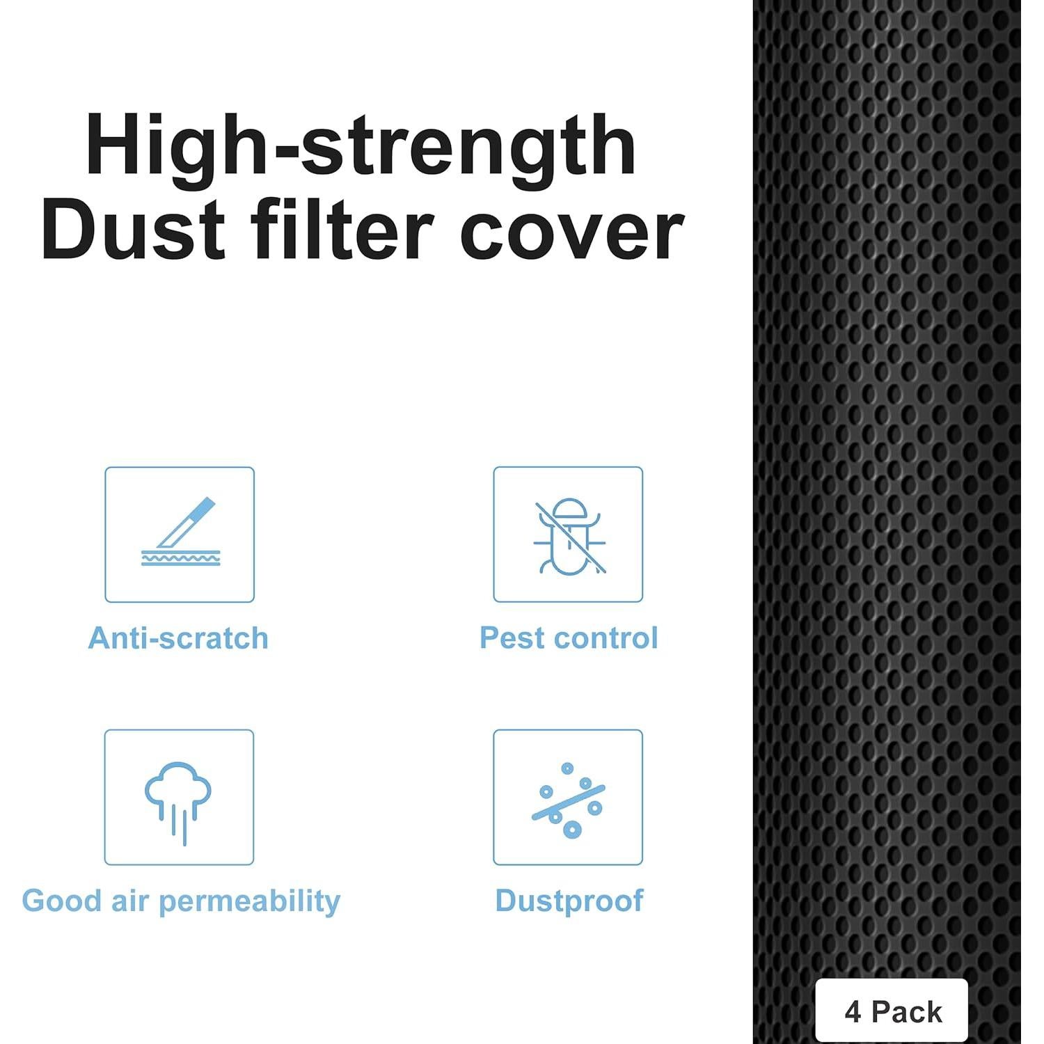 Cubiertas de Ventilación de Piso Magnéticas INITMMO 4x10 cm - 4 Piezas