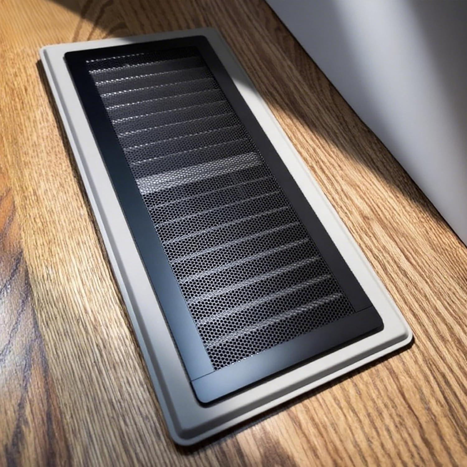 Cubiertas de Ventilación de Piso Magnéticas INITMMO 4x10 cm - 4 Piezas