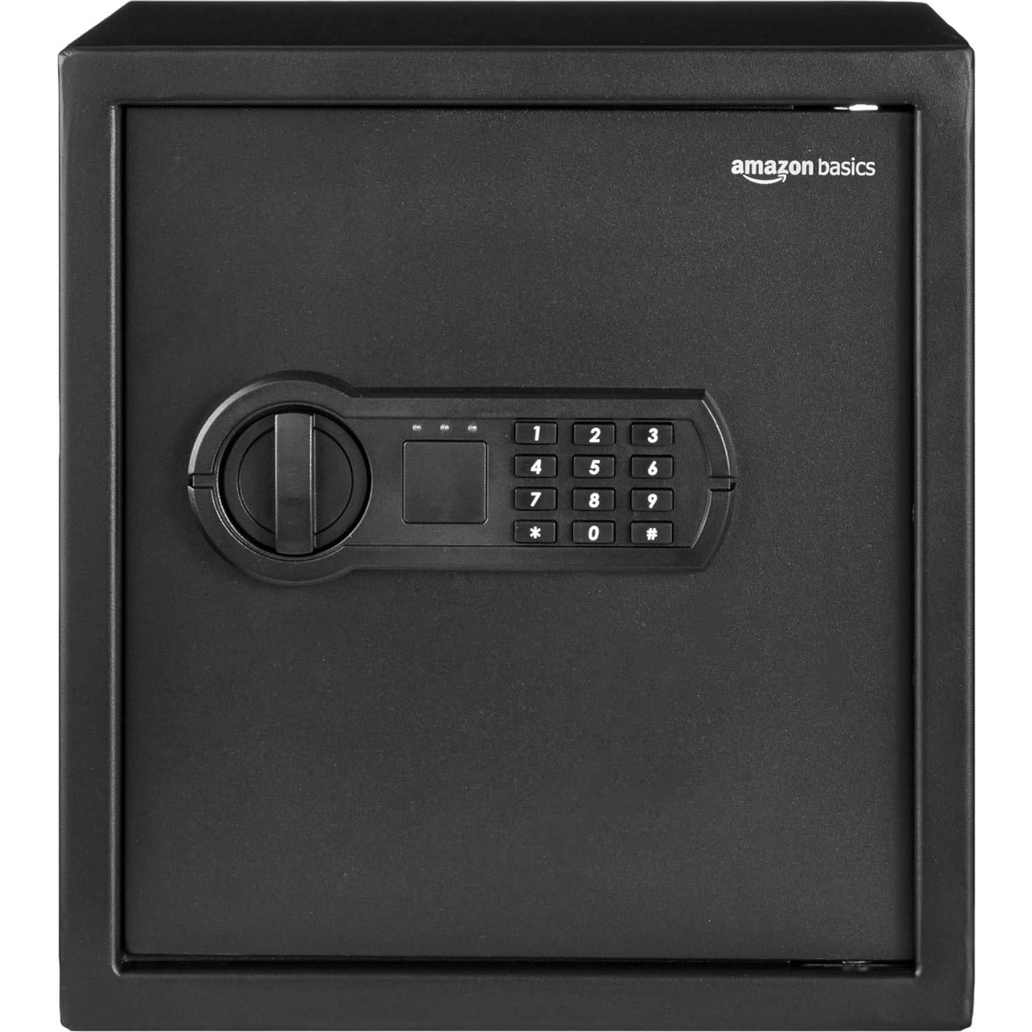 Caja Fuerte Electrónica Amazon Basics 1.2 Pies Cúbicos Acero