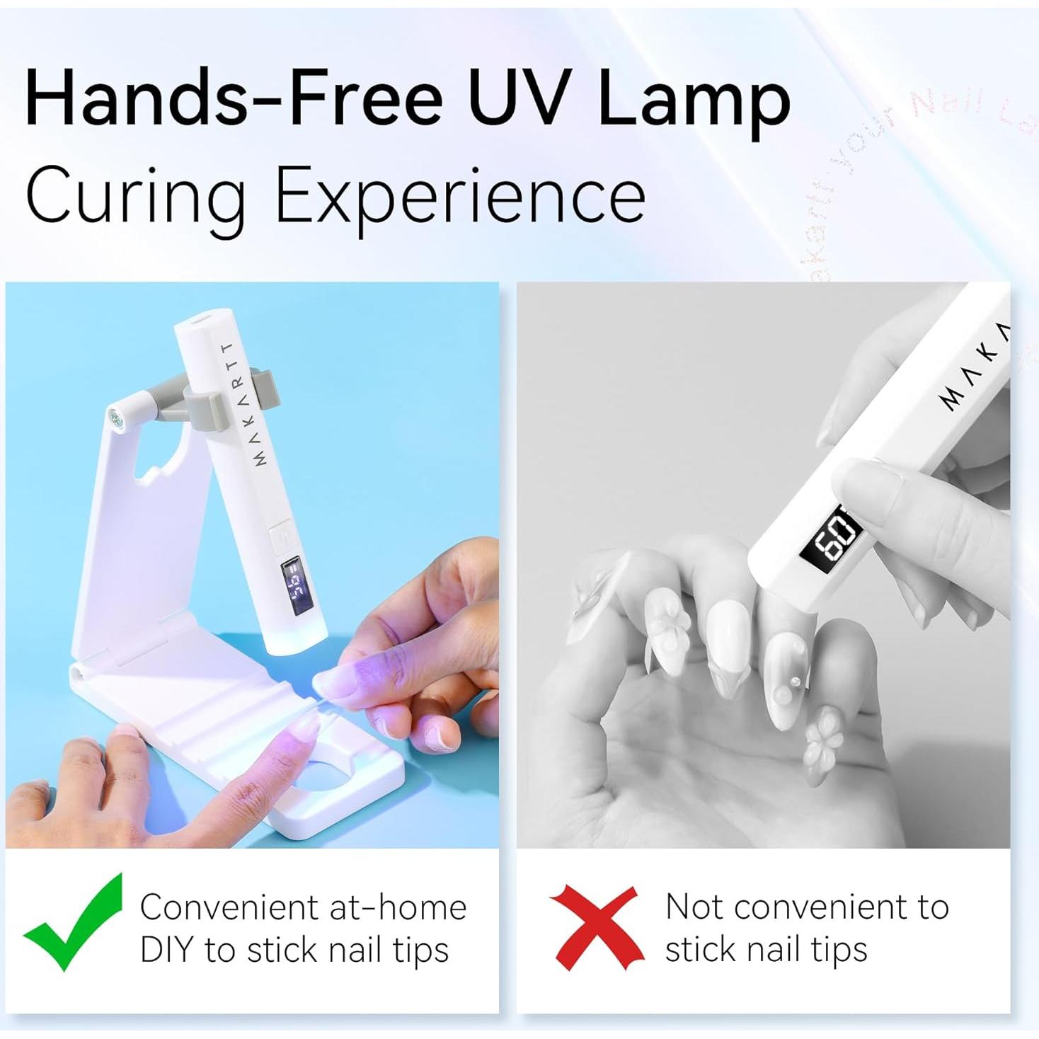 Soporte de lámpara UV Makartt E0983: Plegable, 360° ajustable