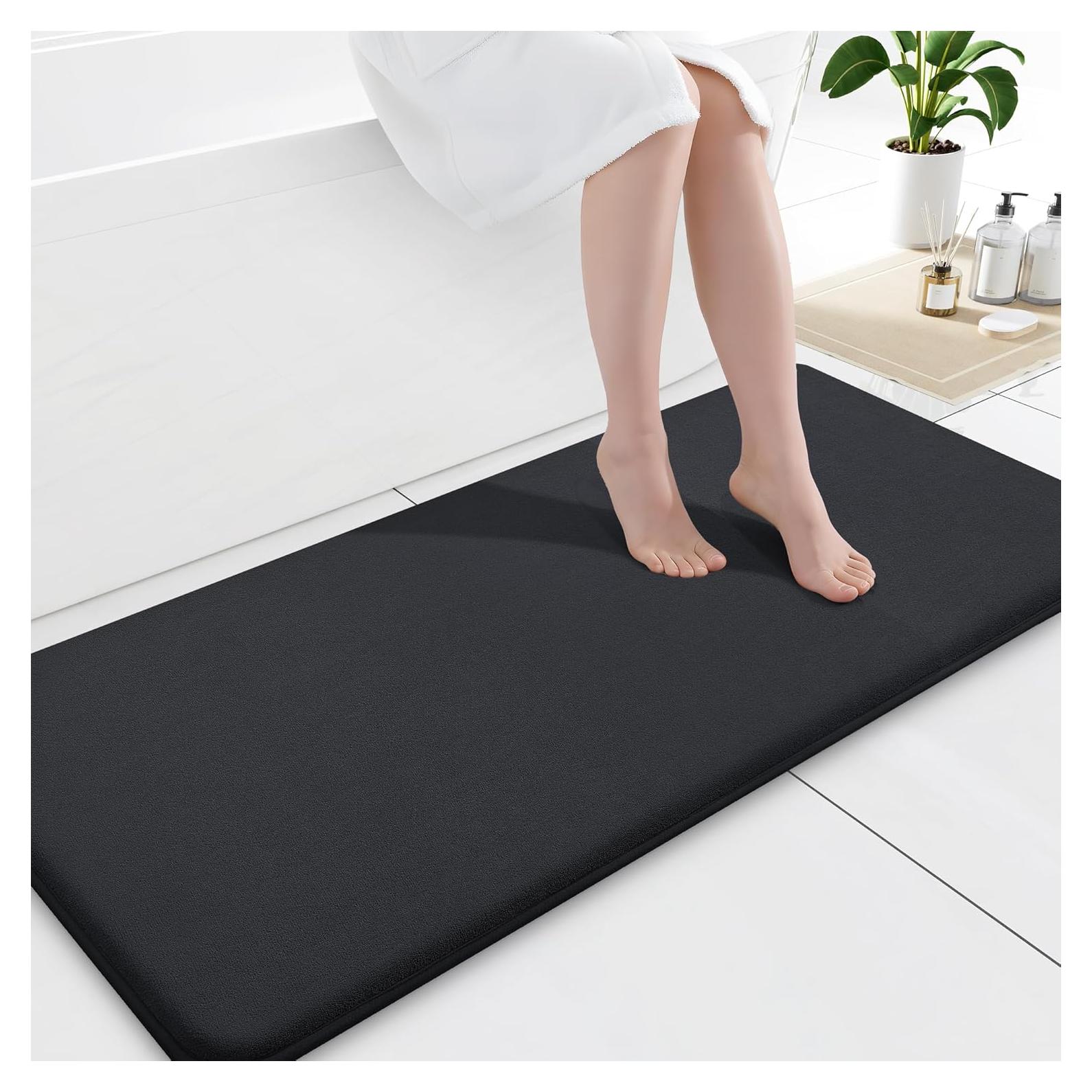 Alfombra de Baño Smiry 120x43 cm, Espuma de Memoria Antideslizante
