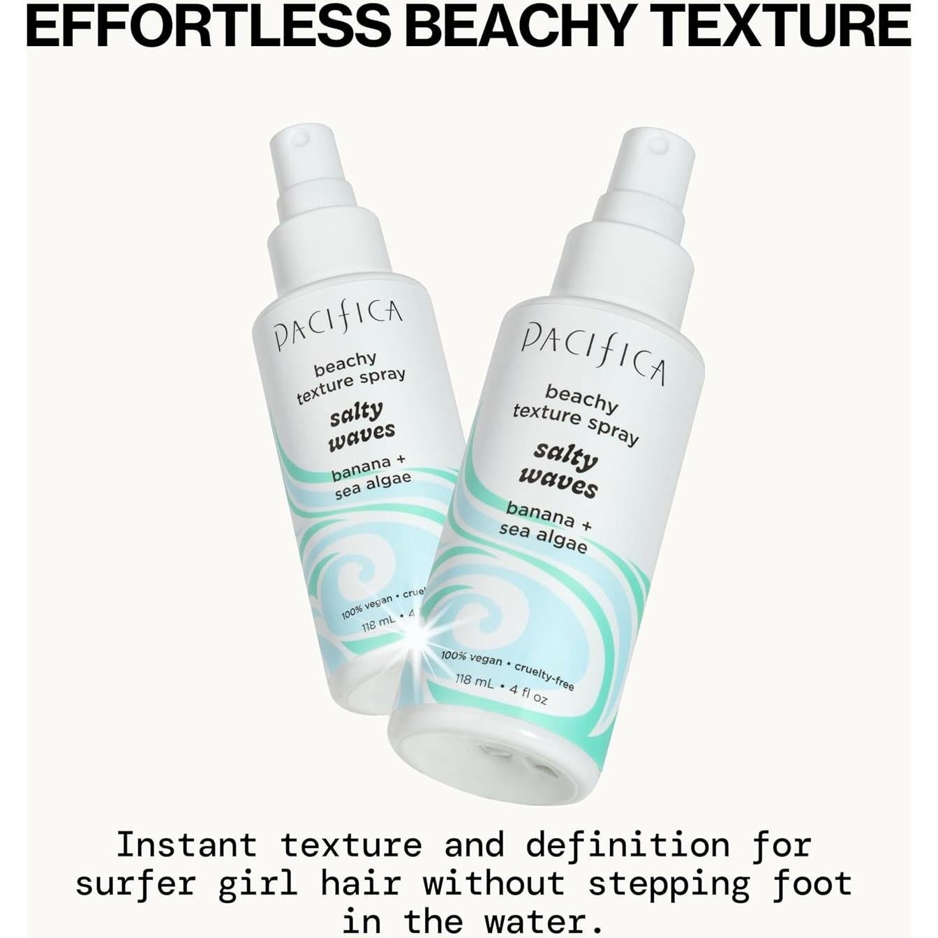 Spray Texturizante de Sal Marina Pacifica 149g - Olas Playeras