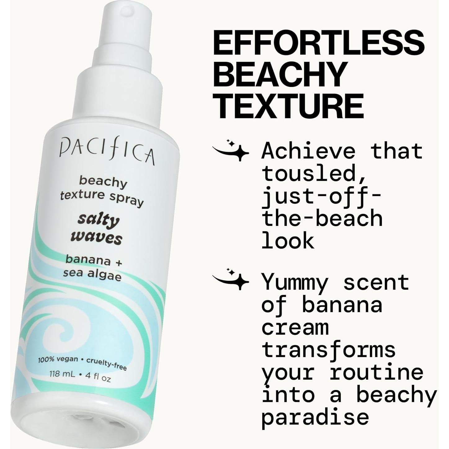 Spray Texturizante de Sal Marina Pacifica 149g - Olas Playeras