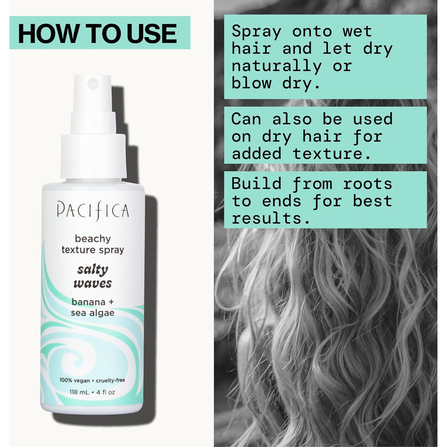 Spray Texturizante de Sal Marina Pacifica 149g - Olas Playeras