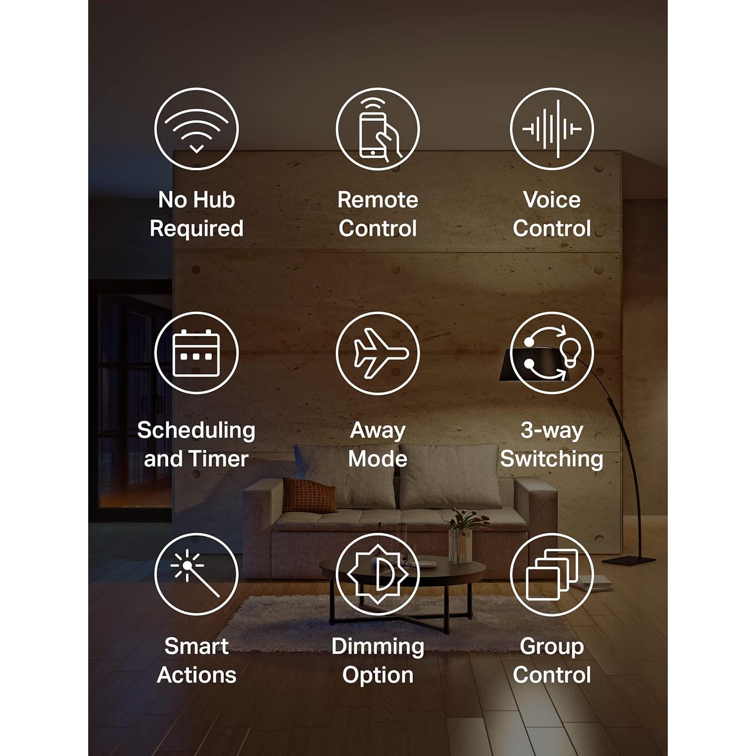 Interruptor Regulable Inteligente Kasa TP-Link 3 Vías KIT