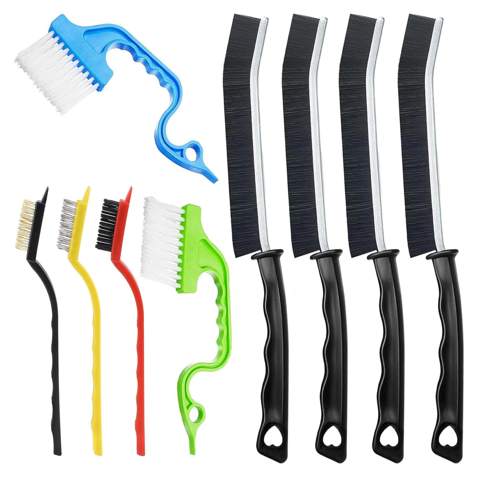 Juego de Cepillos de Limpieza Guimertt 9 Piezas Cerdas Duras