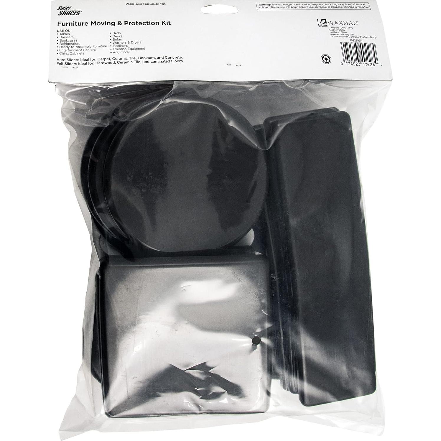 Super Sliders 4922895N Kit de Deslizadores de Muebles 52 Piezas