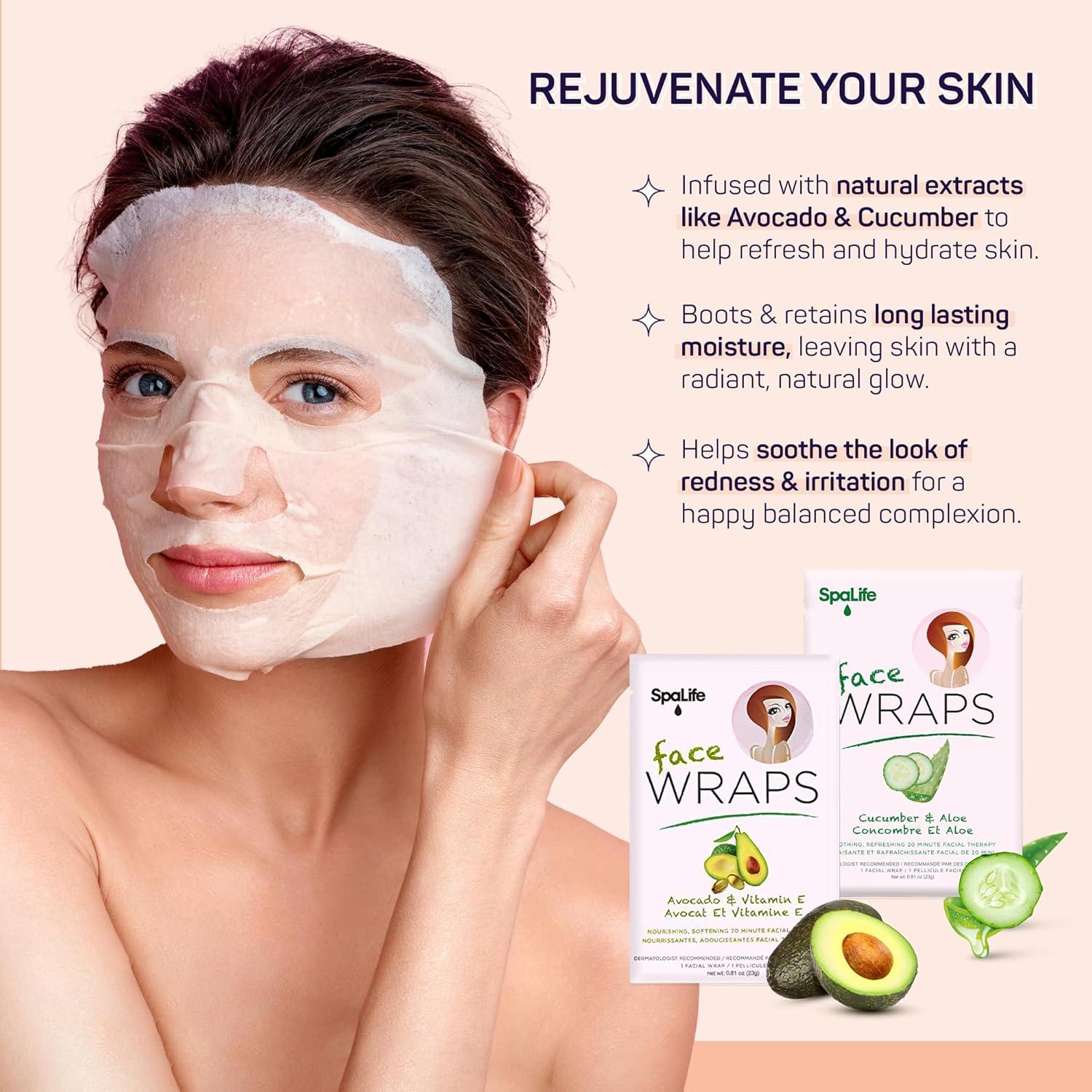 Conjunto de Spa Rosa SpaLife 10 Piezas Cuidado Piel Viaje