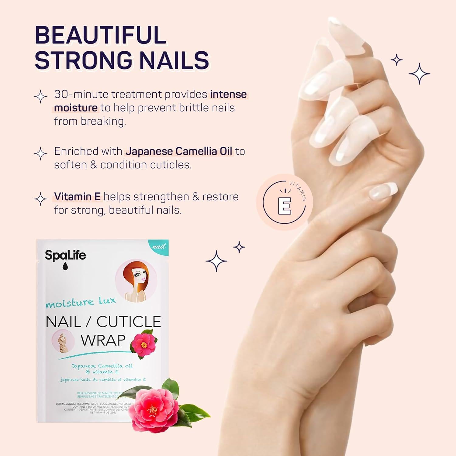 Conjunto de Spa Rosa SpaLife 10 Piezas Cuidado Piel Viaje