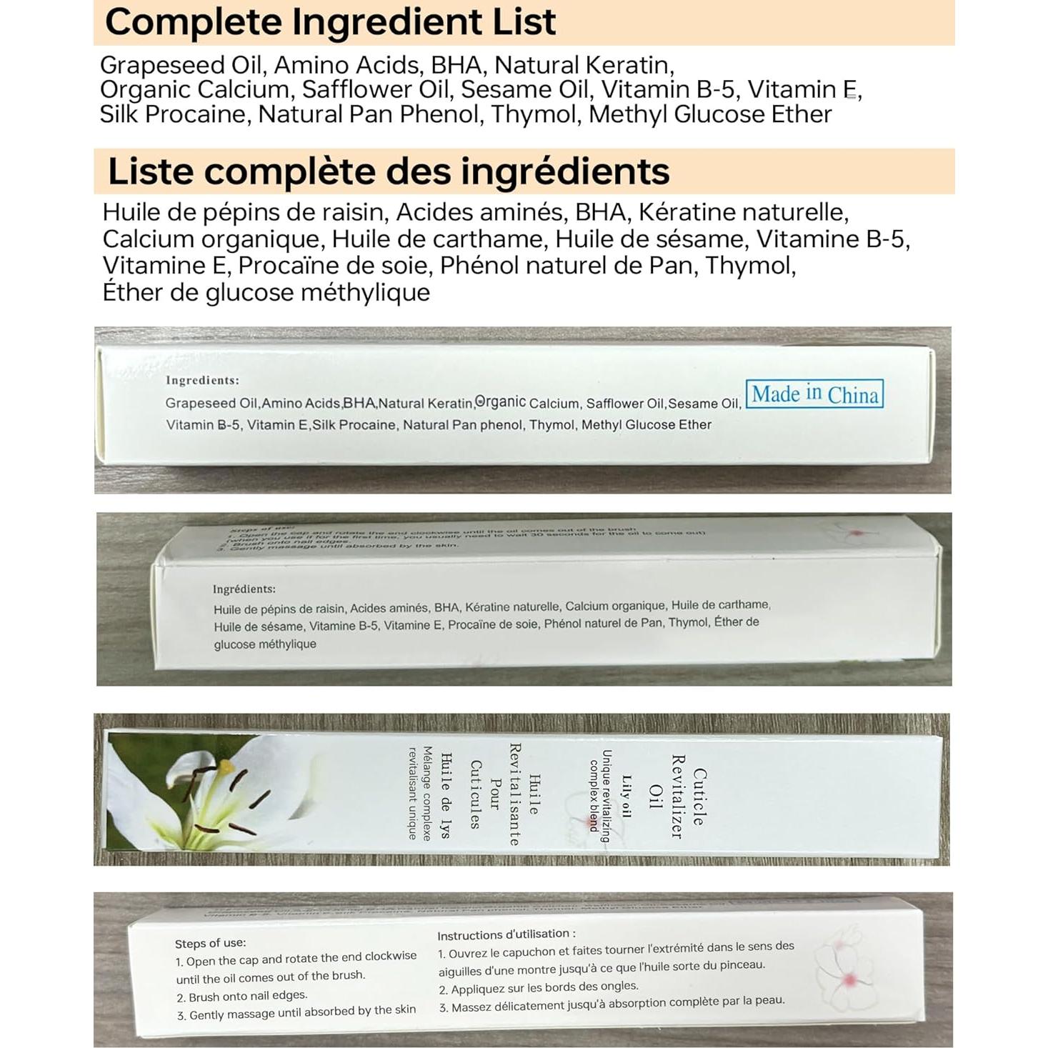 Set de 6 Bolígrafos de Aceite para Cutículas Meschett