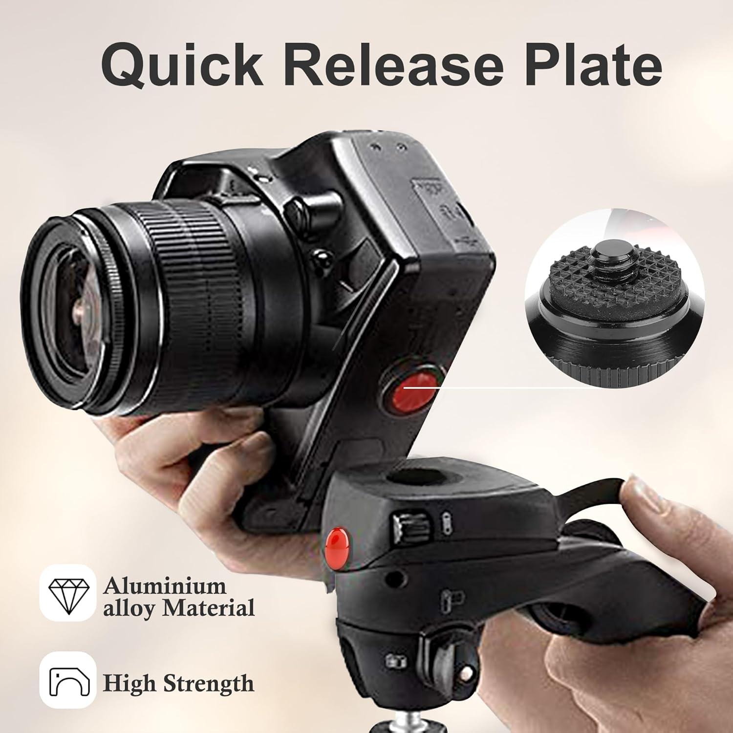 Placa de liberación rápida Acouto Mini Aluminio 2cm para Trípode