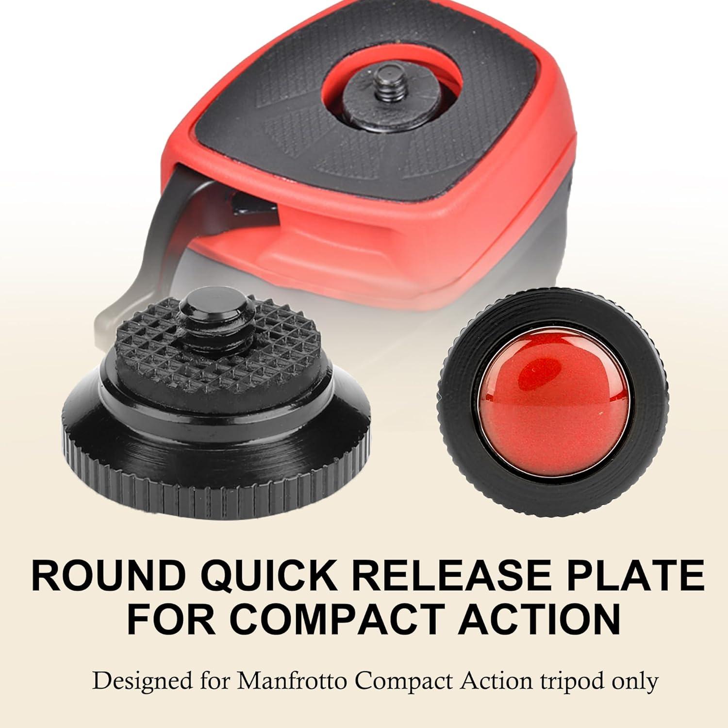 Placa de liberación rápida Acouto Mini Aluminio 2cm para Trípode